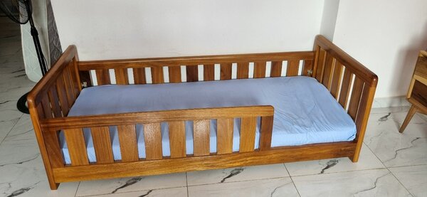 Solid Wood Toddler Bed