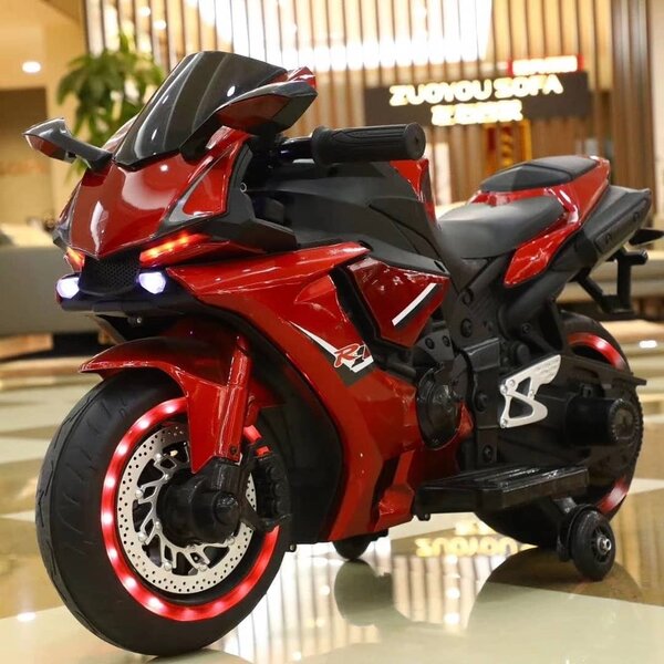 Moto électrique enfant LED