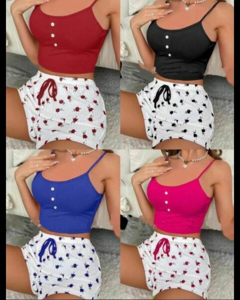 Tank top boutons pour femme