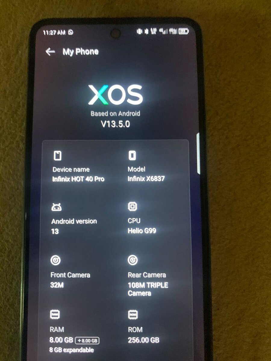 Infinix HOT 40 Pro 256GB