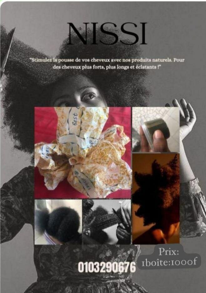 Pommade et huile de cheveux