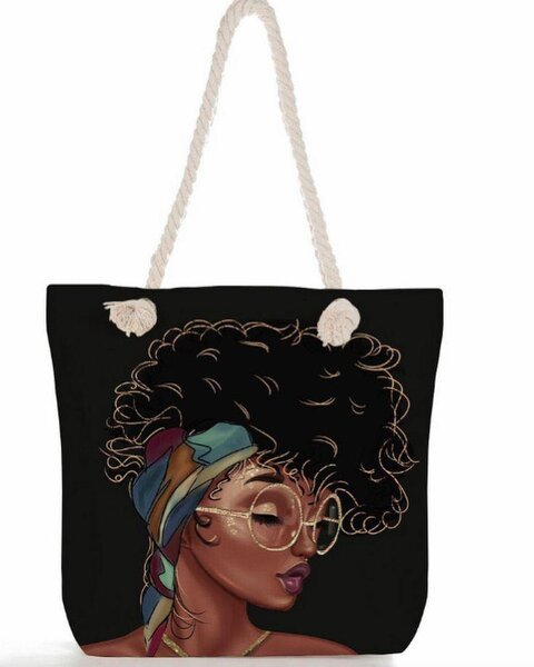 Tote Bags Afro Art Femme
