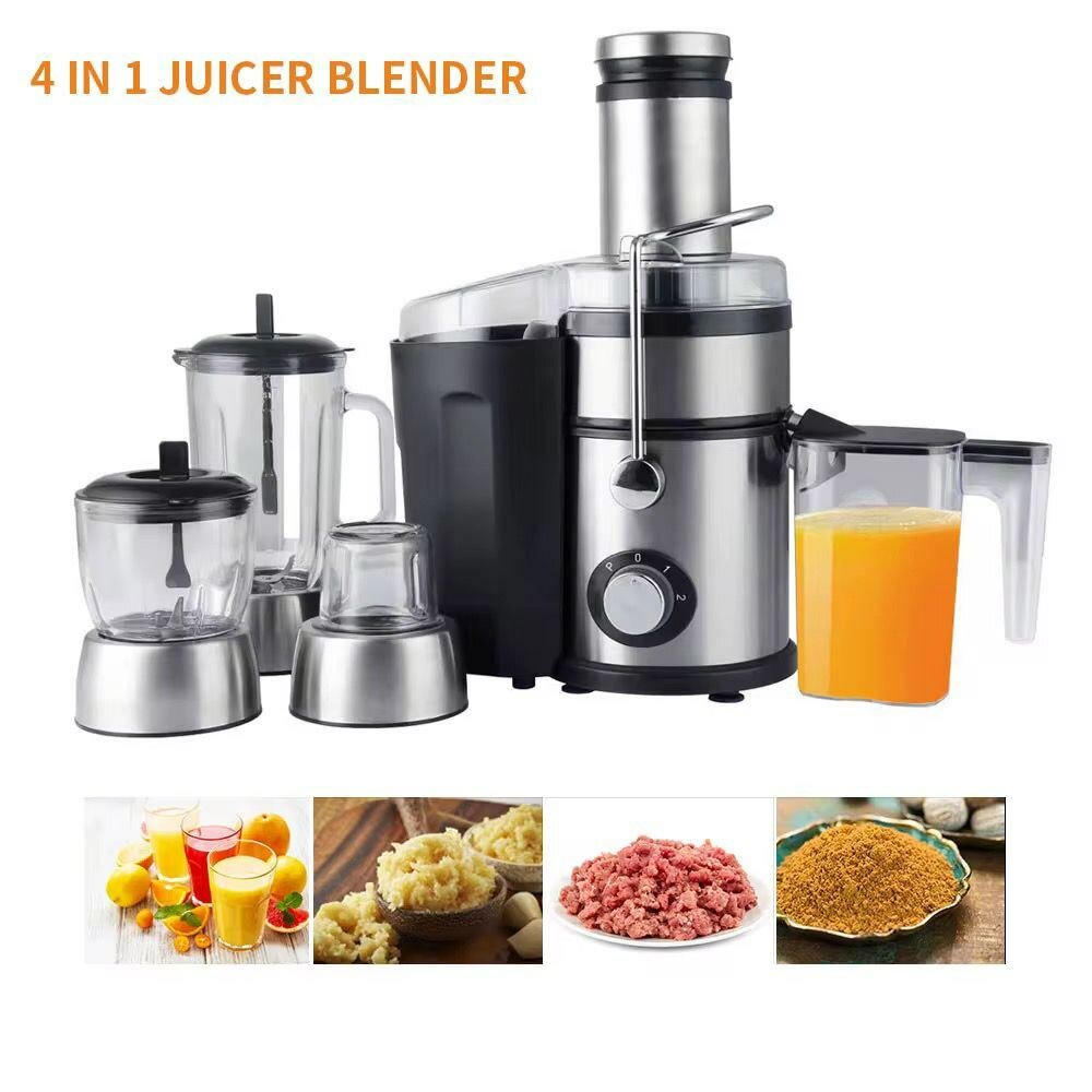 Mixeur Extracteur 4 en 1 Inox