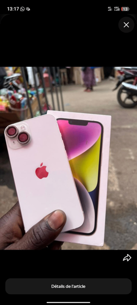 iPhone dernière génération rose