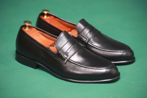 Maccassin cuir