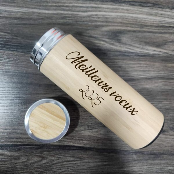 Bouteille Thermos Bambou