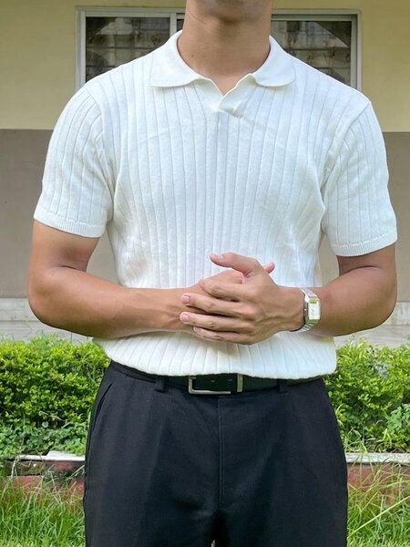 Polo en maille pour homme