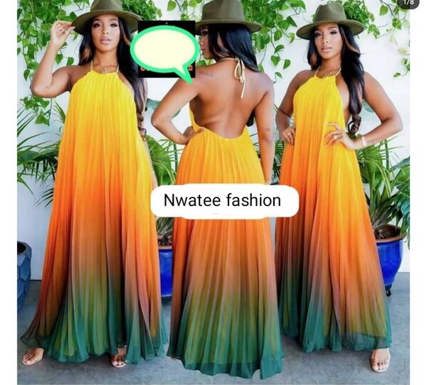Robe Maxi Longue Dégradée