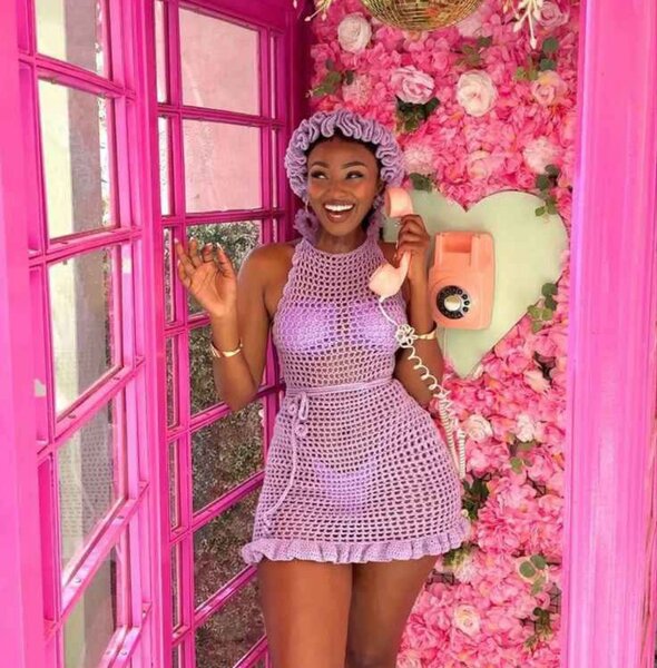 Robe Tricotée Bohème