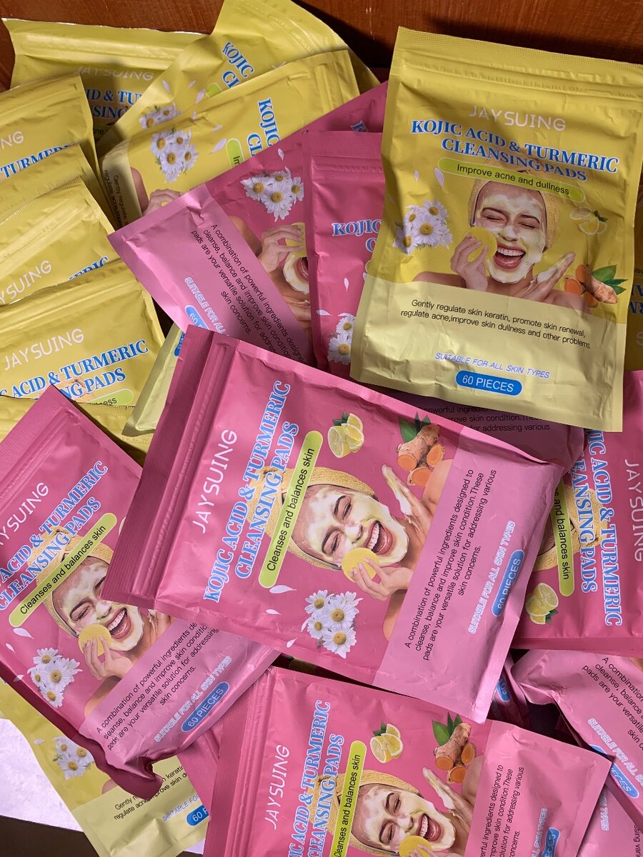 Pads Nettoyants Acide Kojique & Curcuma