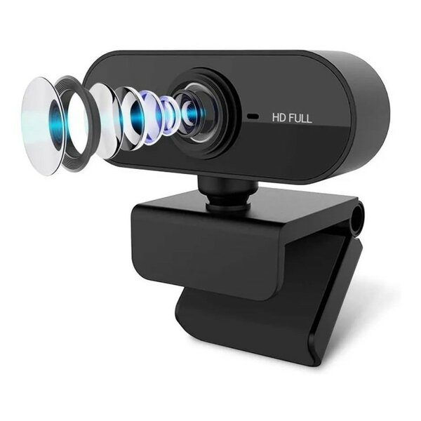 Webcam HD 1080P pour ordinateur avec Microphone