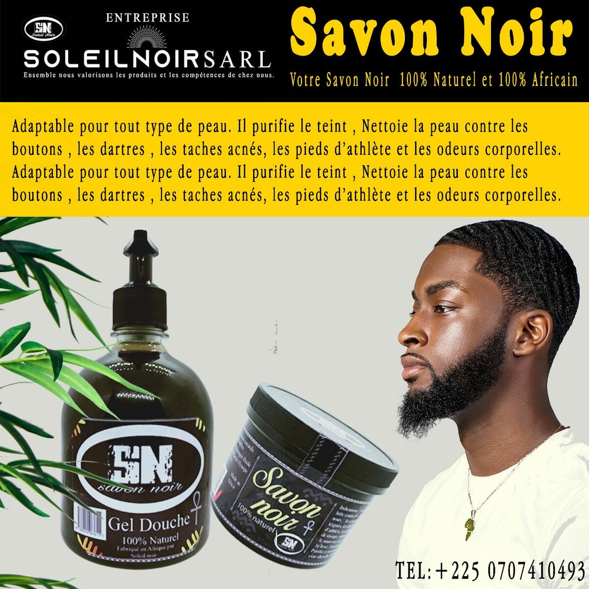 Savon Noir détails et gros  +225 0503803240|+225 0787613240