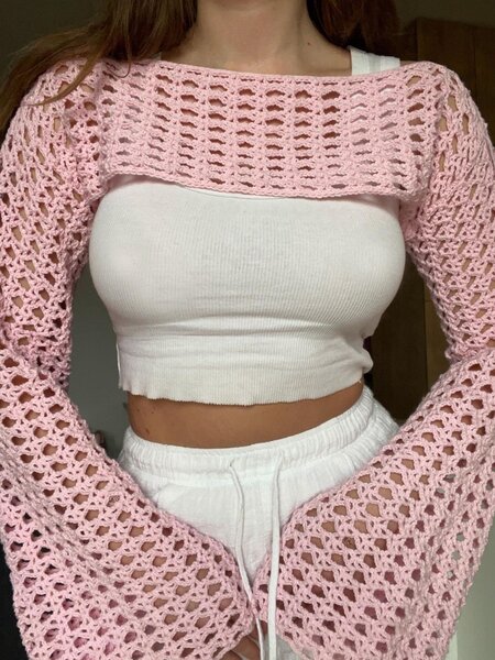 Boléro Crochet Coloré