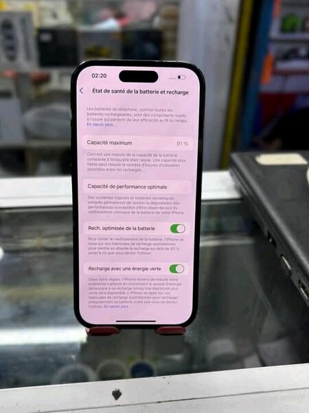 Smartphone haut de gamme moderne