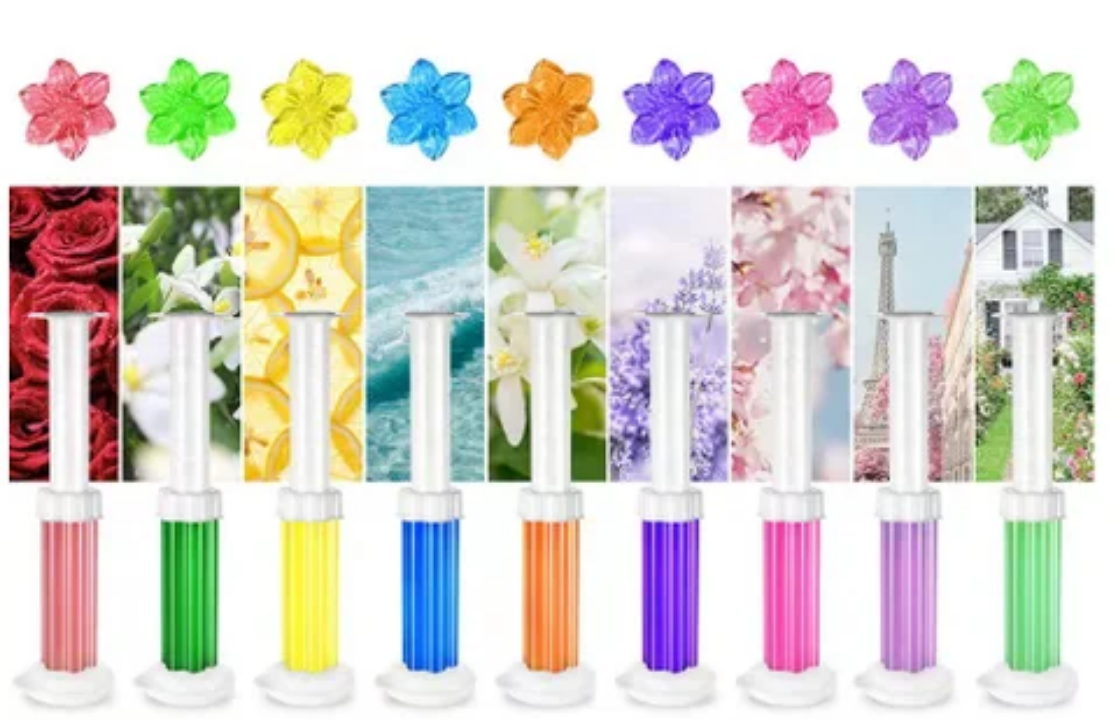 Désodorisant en forme de fleur