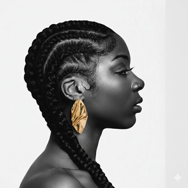 Boucles d'oreilles dorées élégantes