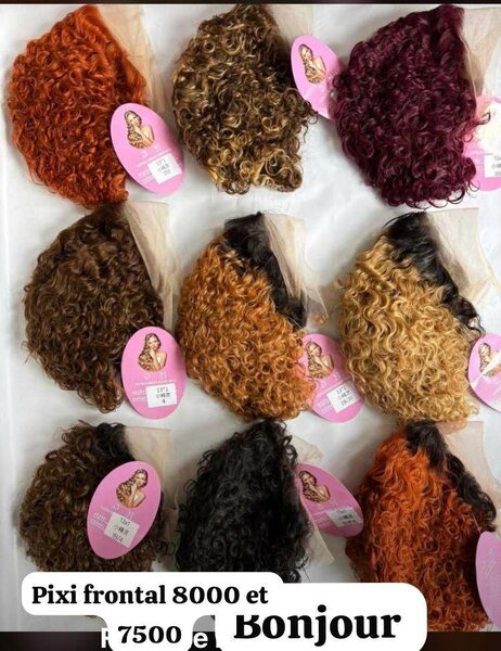 Perruque pixi trontal