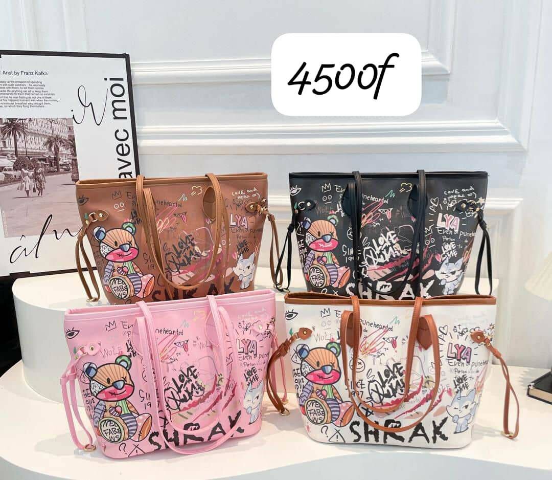 Sacs cabas tendance en toile