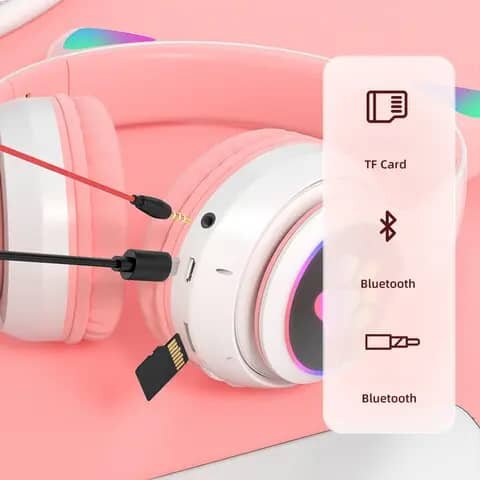 Cat Ear Bluetooth Headphones