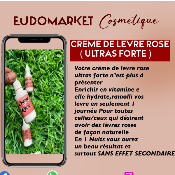 Crème de levre rose