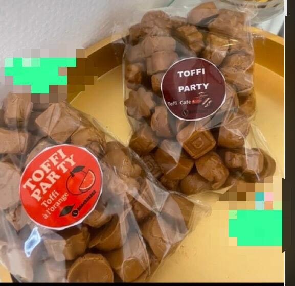 Bonbons Toffees Saveur Orange