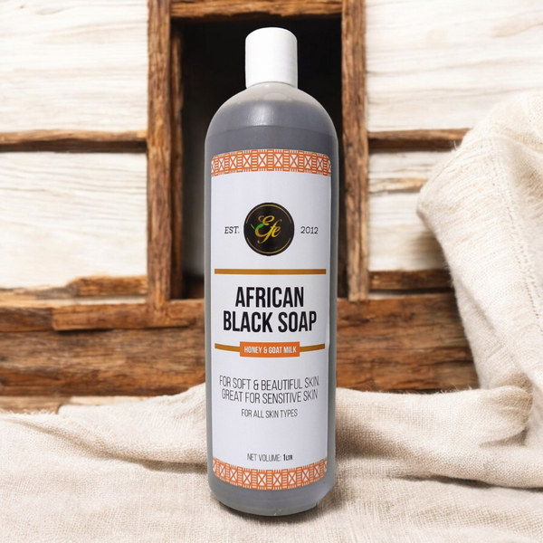 Honey & Goat Milk African Black Soap Bath 1.2ltrs