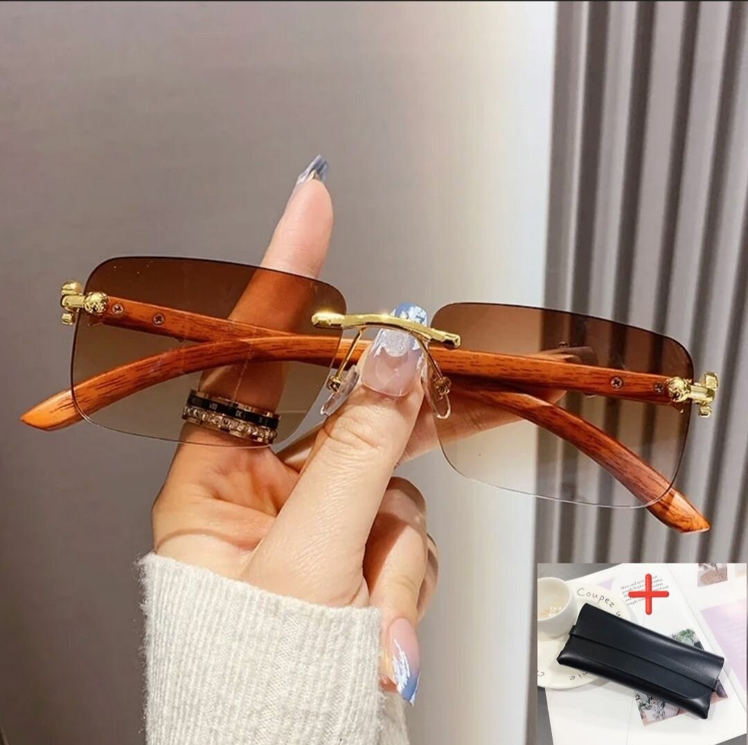 Lunettes de soleil en bois élégantes