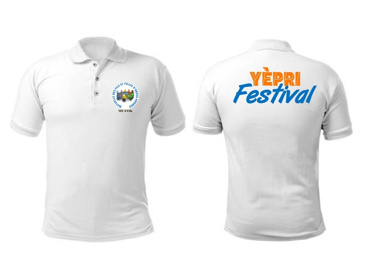 T-shirt festival unique colorée