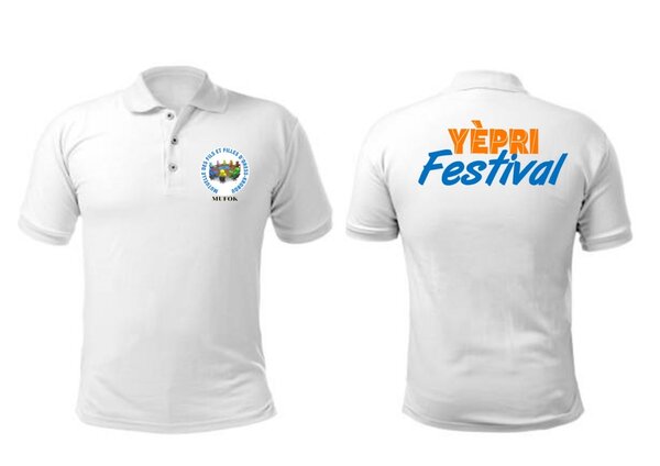 T-shirt festival unique colorée