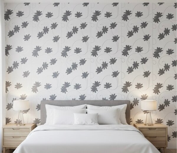 Papier peint floral moderne