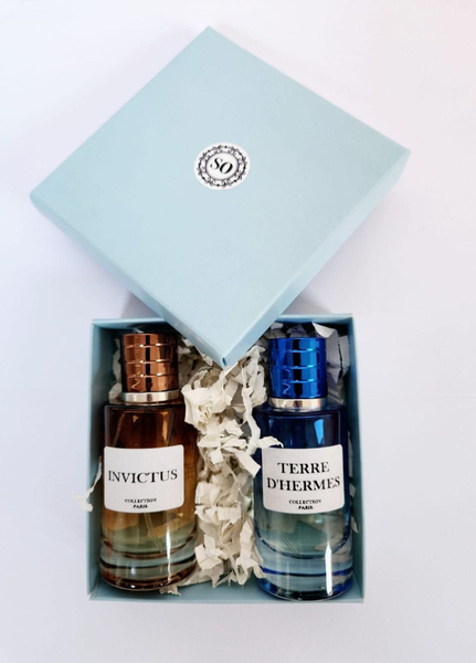Coffret de 2 parfums INVICTUS & TERRE D'HERMES