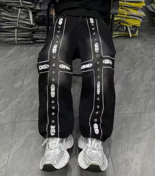 Pantalon noir streetwear