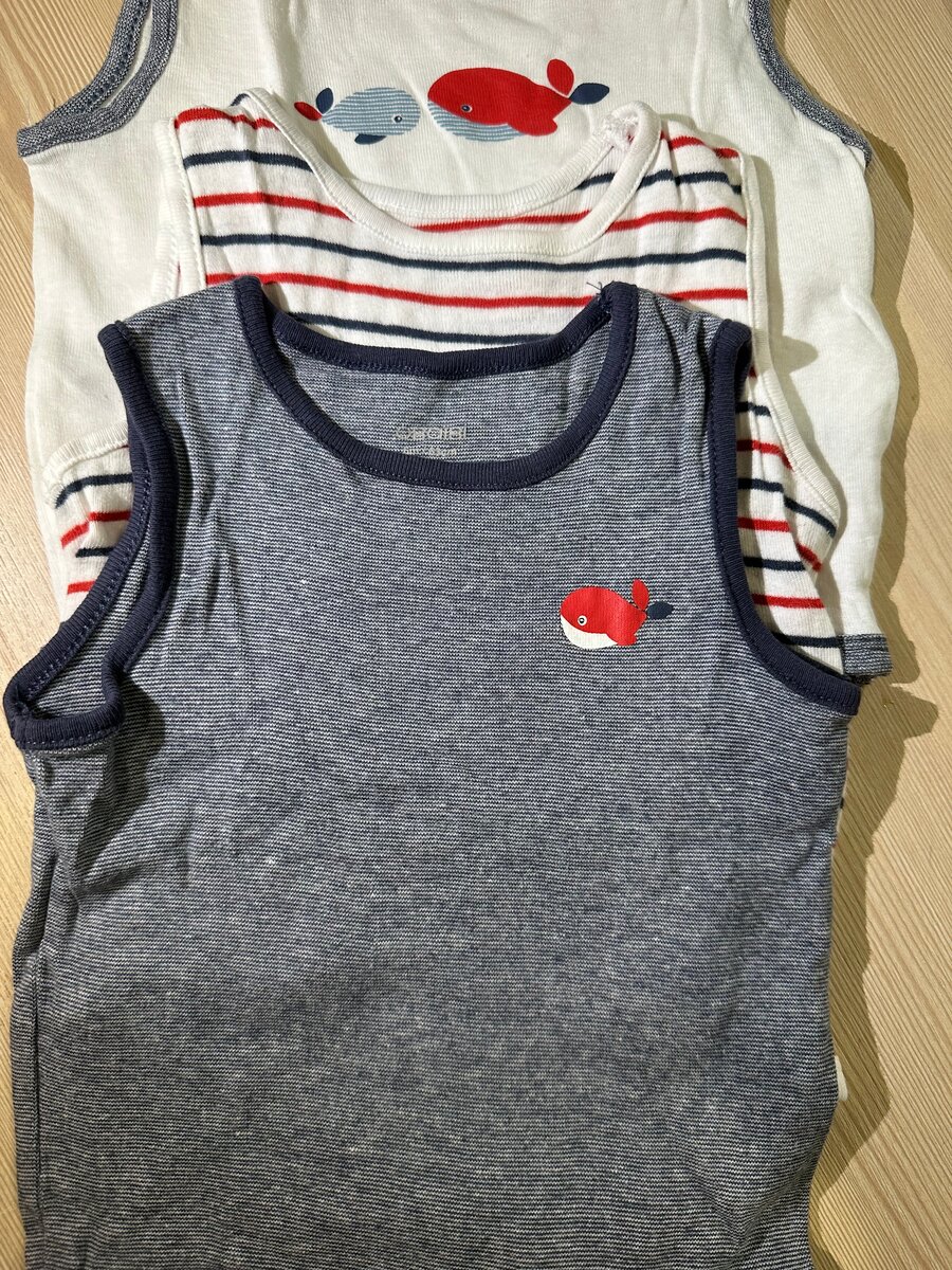 Ensemble de bodies bébé baleines