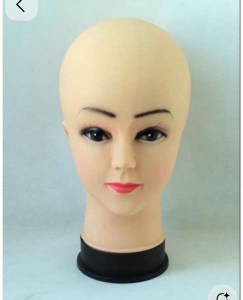 Tête de mannequin calvitie