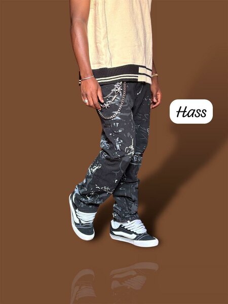 Jean streetwear graffiti