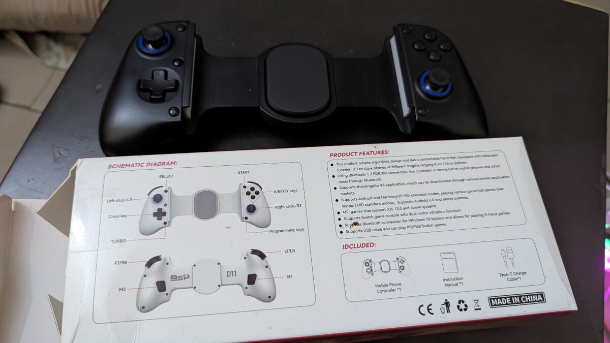 Manette Gaming Extensible