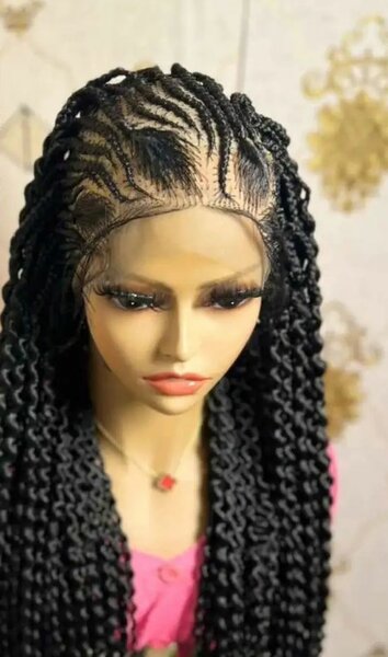 Perruque Tressée en Dentelle