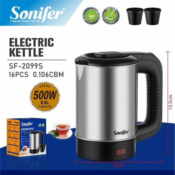 Bouilloire électrique Sonifer 500W