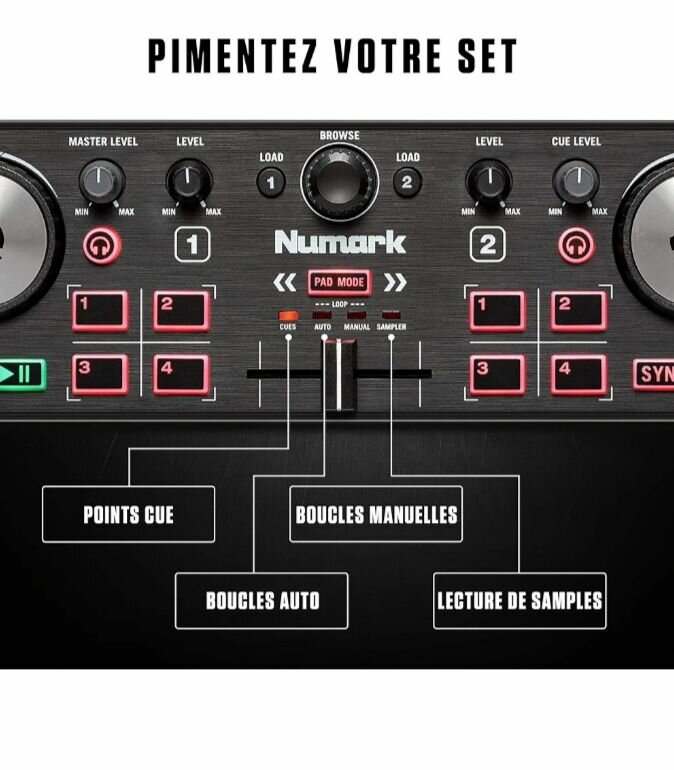 Contrôleur DJ Numark Mixtrack