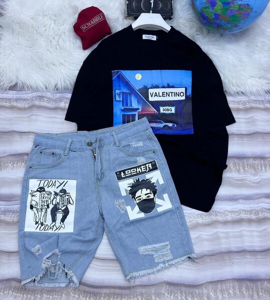 Jean custom drôle pour homme et femme