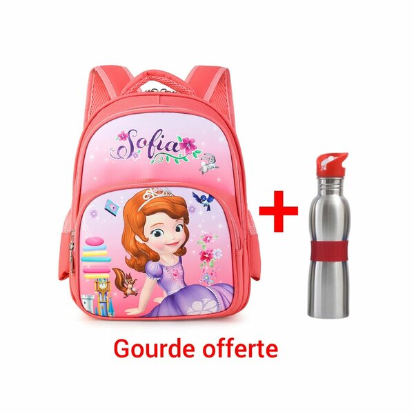 Sac à dos  princesse +gourde