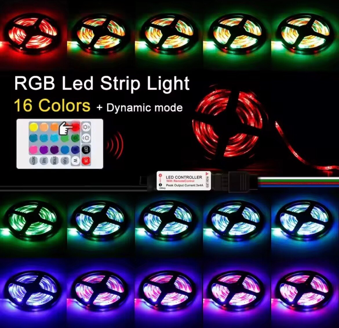 Bande LED RGB 16 Couleurs