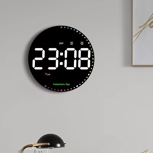 Horloge Murale LED Multicolore