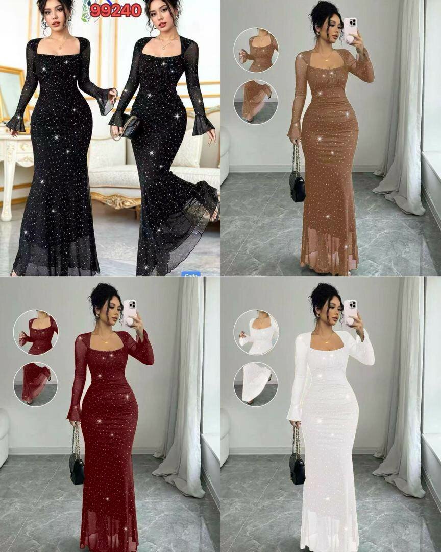 Robe longue élégante soirée