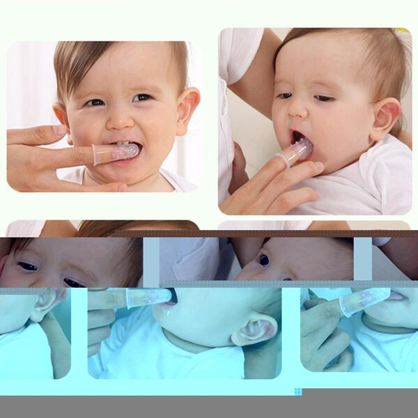 Baby Silicone Finger Toothbrush