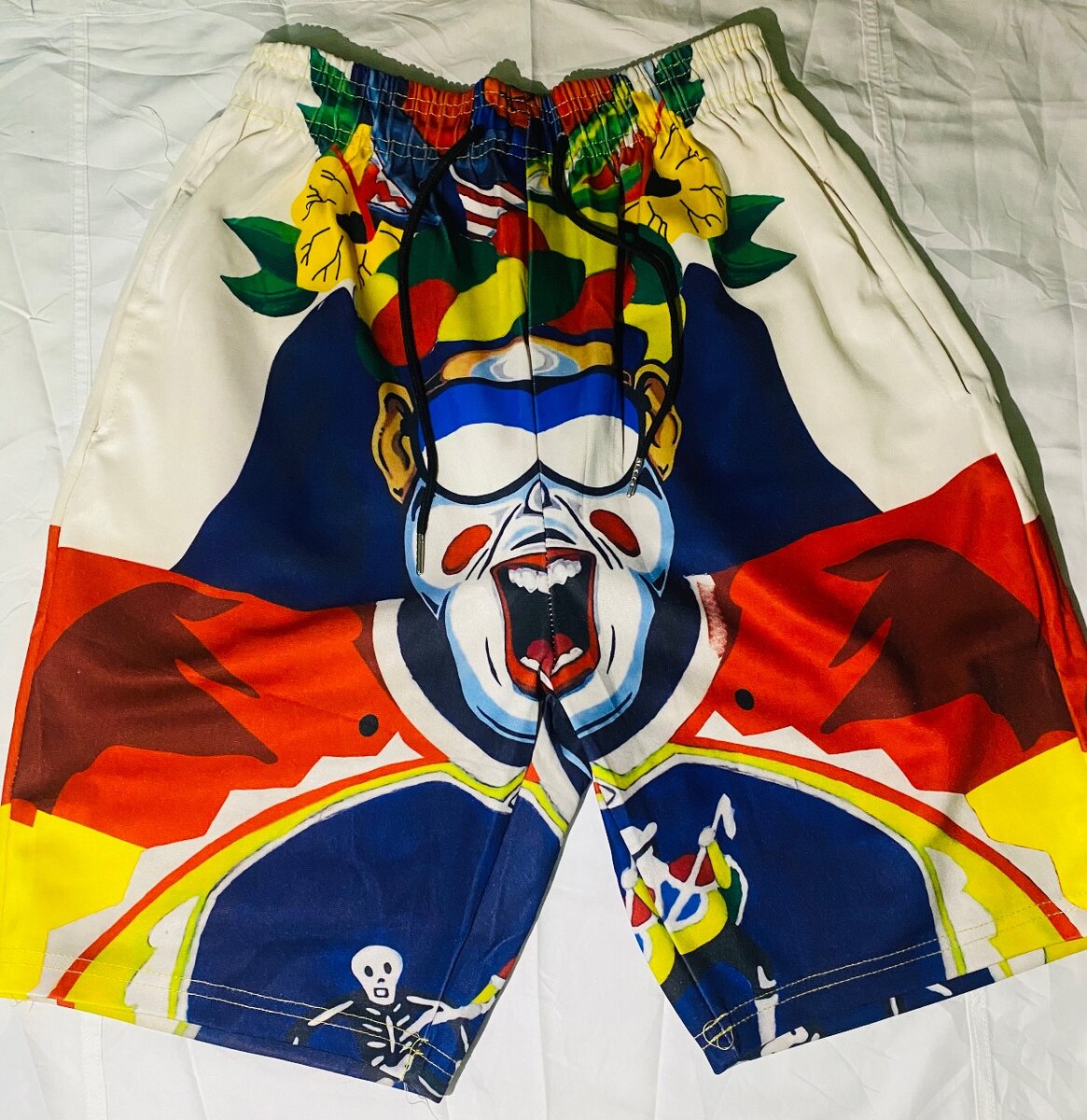 Tenue surf clown colorée