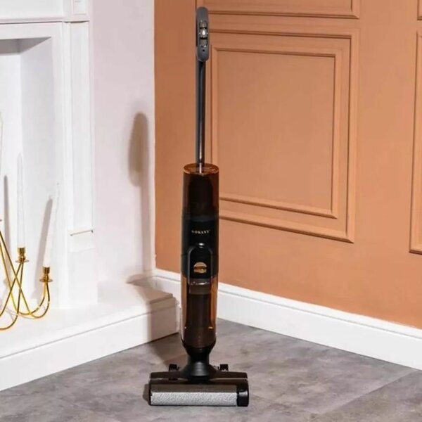 Аккумуляторный вертикальный пылесос SOKANY SK-13038 оранжевы