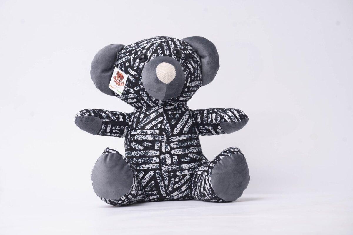 Doudou ourson Doudas 50cm gris