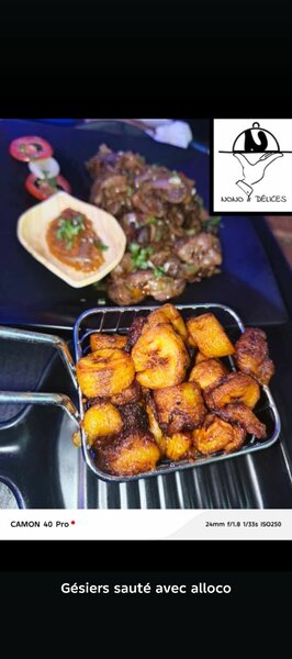 Gésiers Sautés avec Alloco