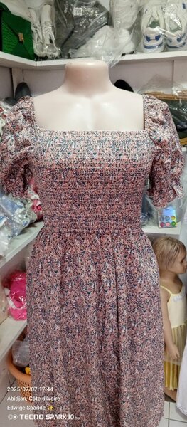 Robe d'été florale chic